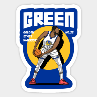 Draymond Green Comic Style Art Sticker